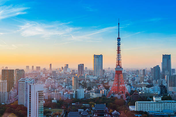 東京街並み(夕方)